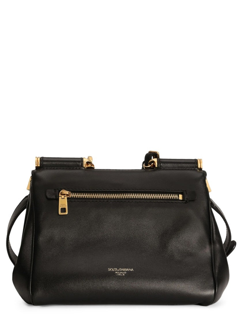 Dolce & Gabbana My Sicily Gold Hardware Flap Handbag Bag