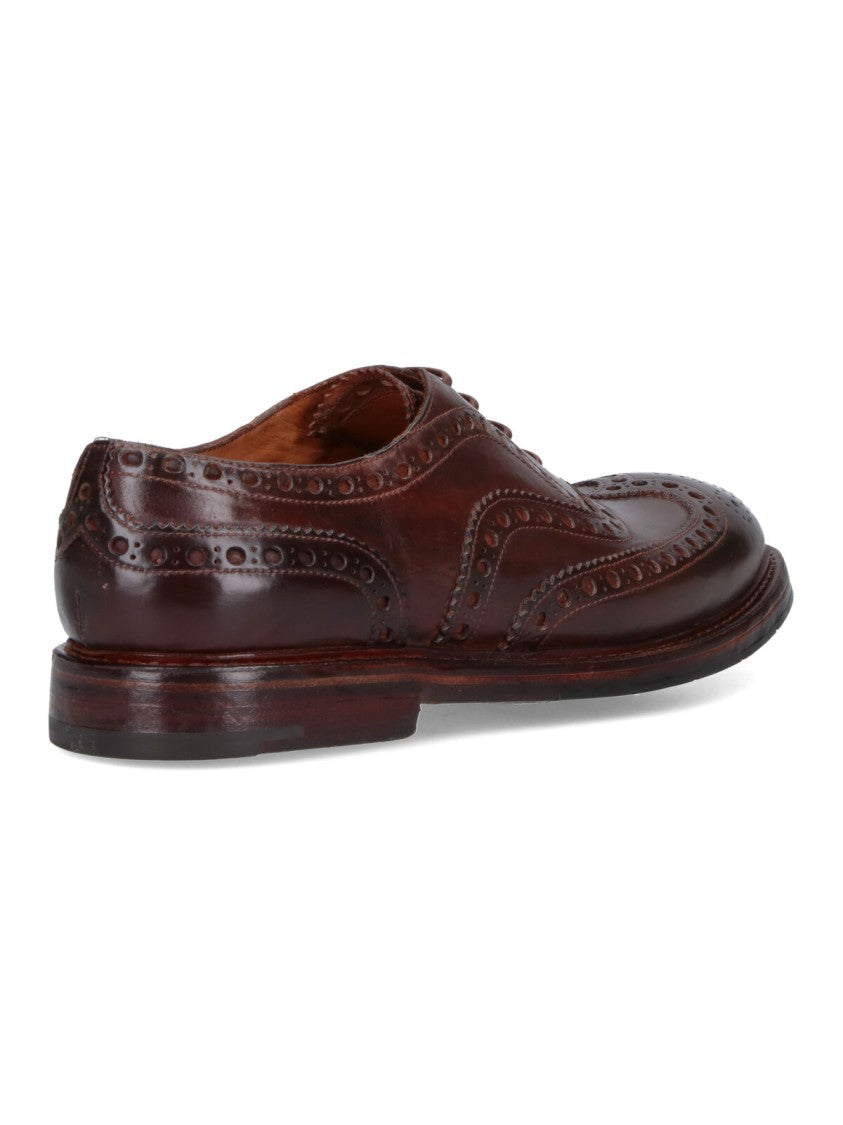 Premiata Brogue Derby Shoes – Brown