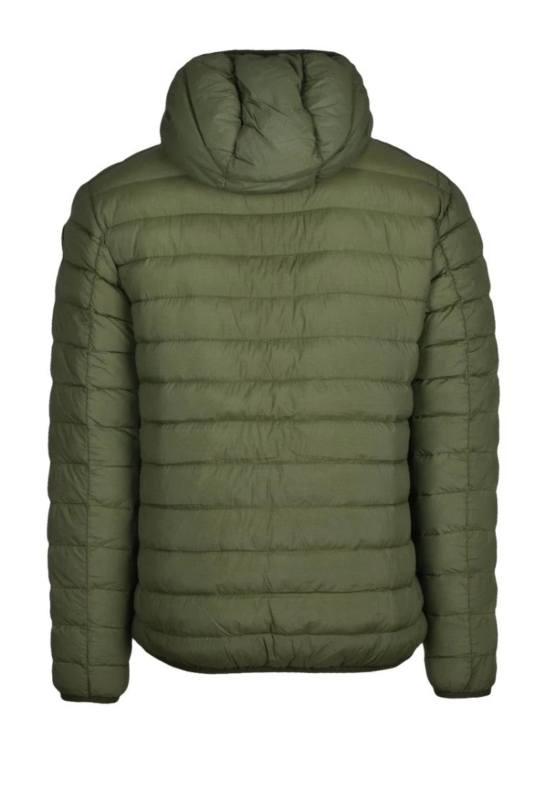 Centogrammi Nylon Down Jacket Zip Clip - Green