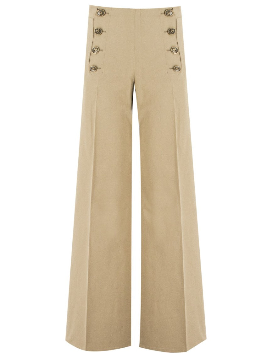 Etro Wide-Leg Trousers With High Waist