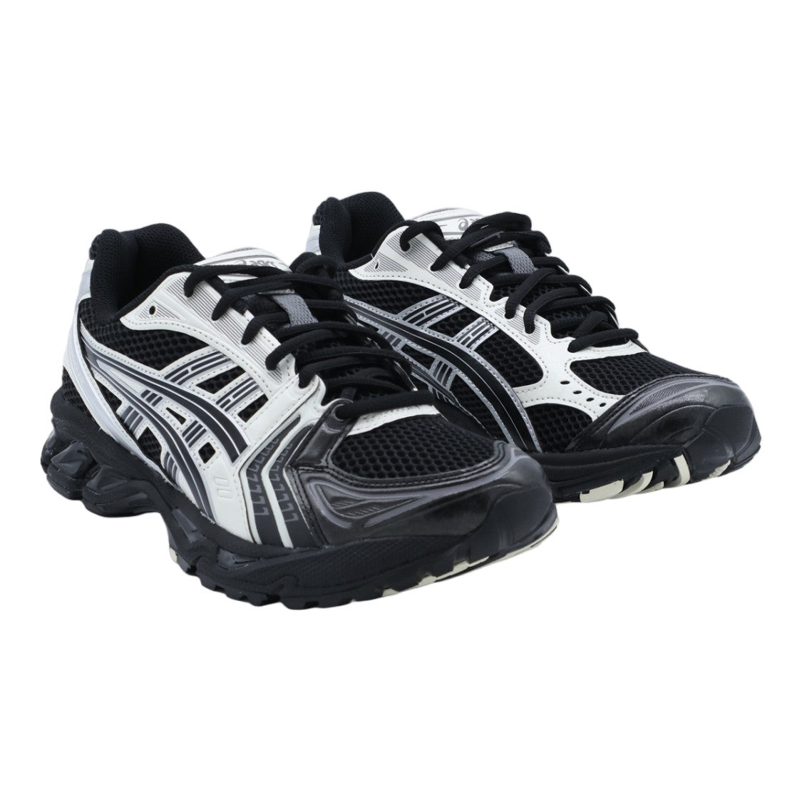 Asics Dynamic Black Mesh Sneakers With Sculpted Heel