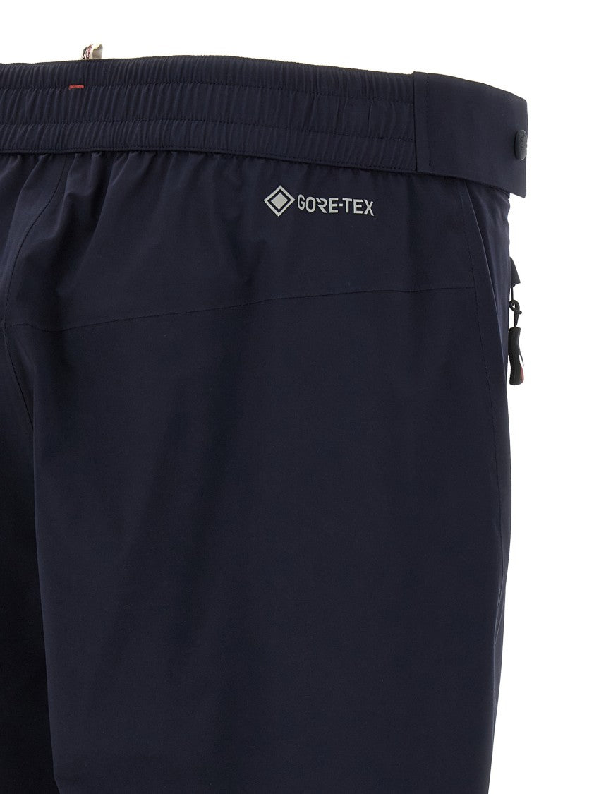 Moncler Grenoble Technical Waterproof Joggers With Adjustable Waist And Zippered Pockets