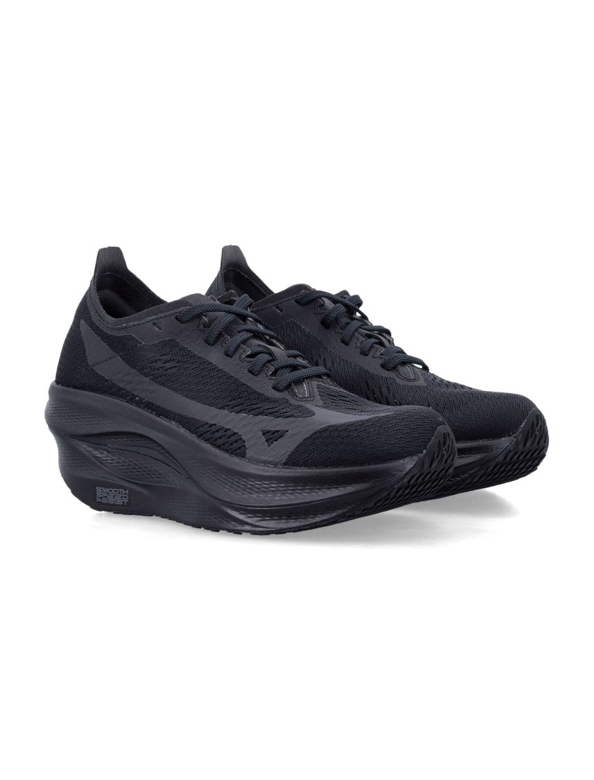 Comme Des Garçons X Mizuno Black Wave Rebellion Mesh Sneakers