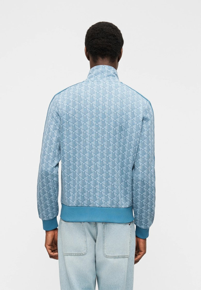 Lacoste Light Blue Paris Jacquard Jacket