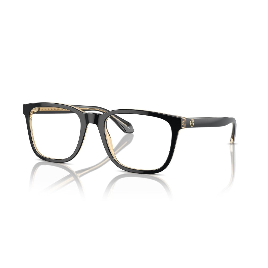 Giorgio Armani 0Ar7255 Rectangular Eyeglasses With Bold Acetate Frame