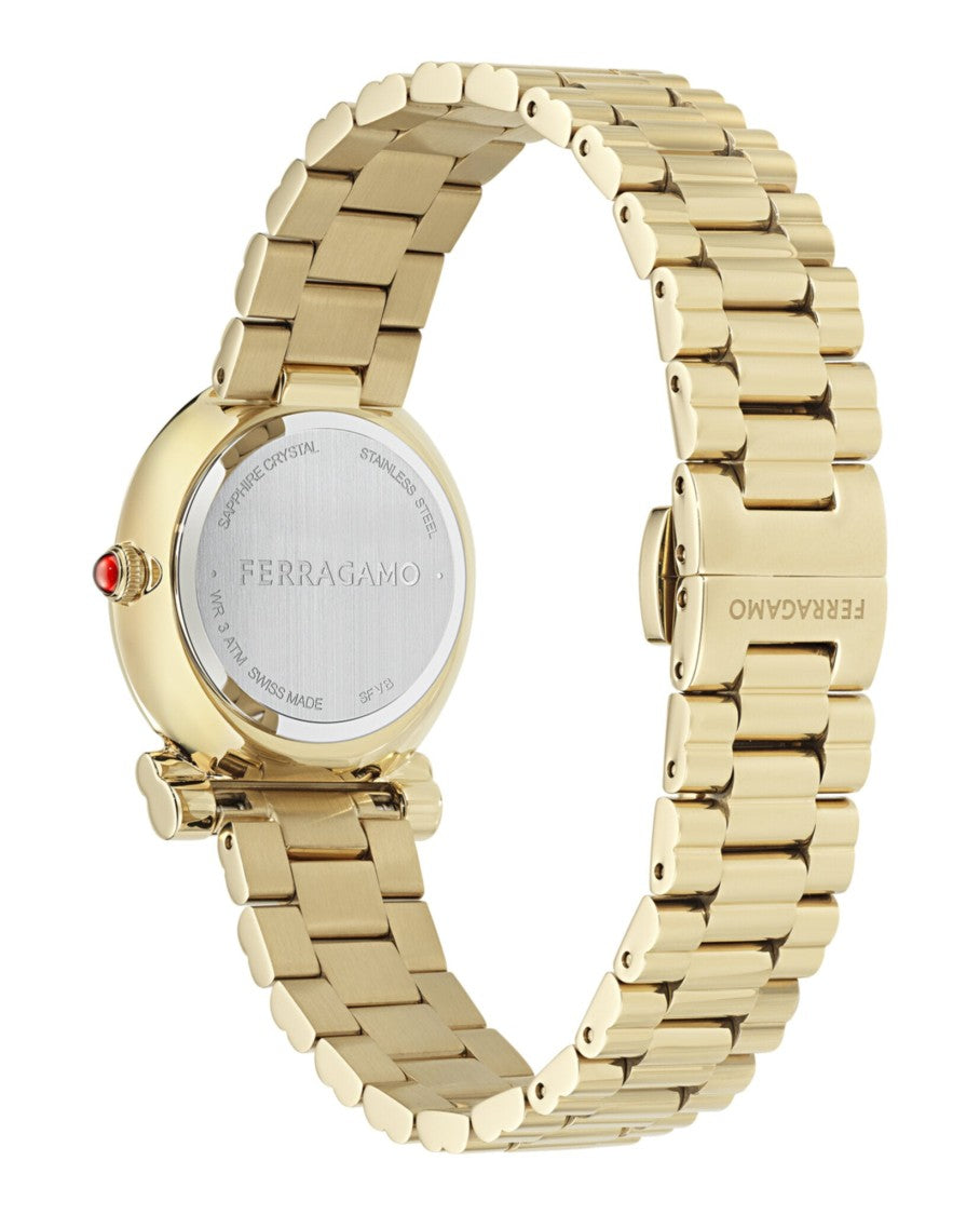 Ferragamo Gancini Twisted Bracelet Watch