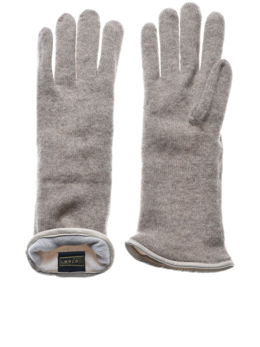 Restelli Heathered Cashmere Extended Cuff Gloves