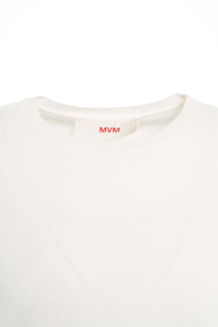 Mvm Cashmere Sweater With Classic Round Neckline