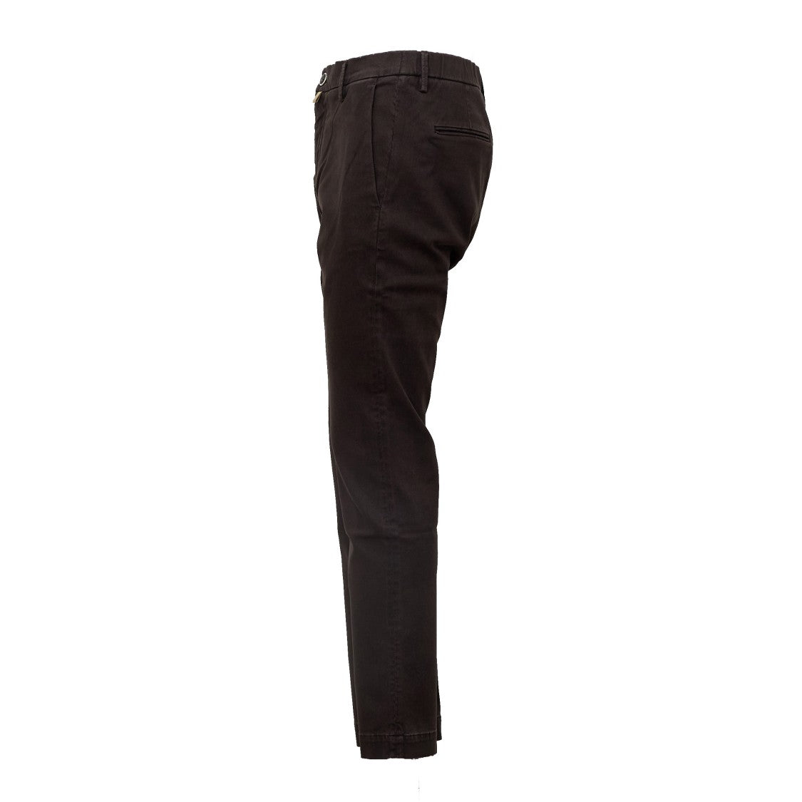 Jacob Cohen Regular Fit Gray Pants With Woven Leather Patch