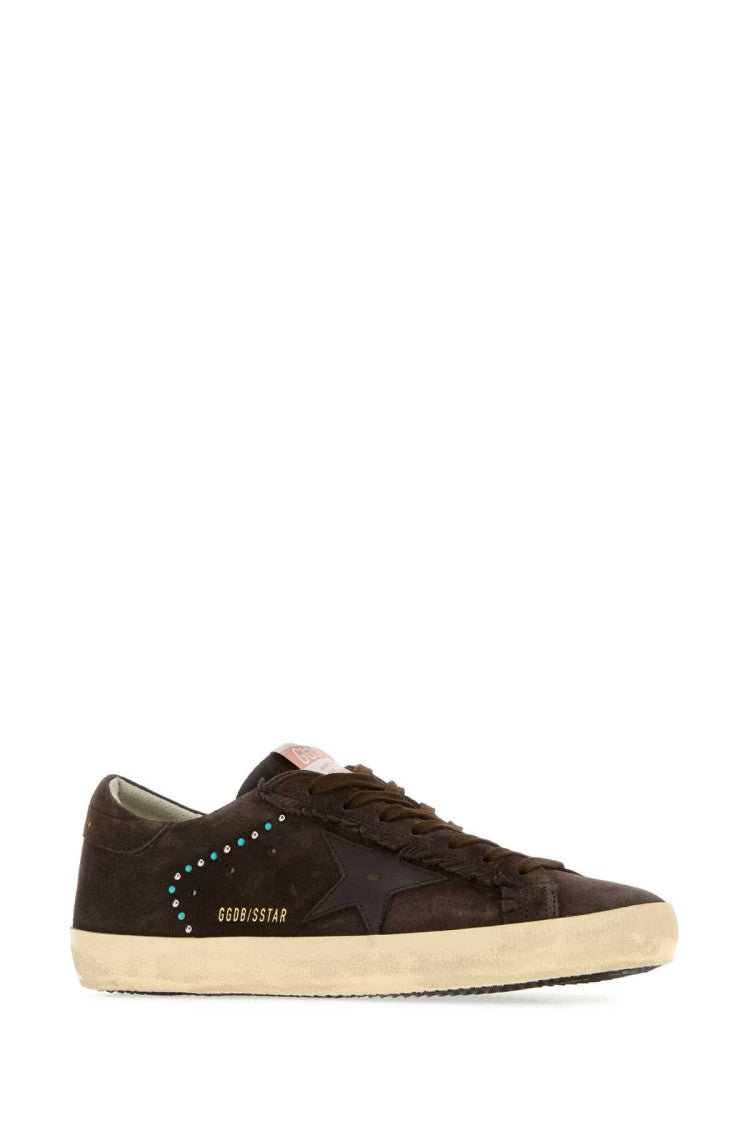 Golden Goose Brown Suede Super-Star Sneakers
