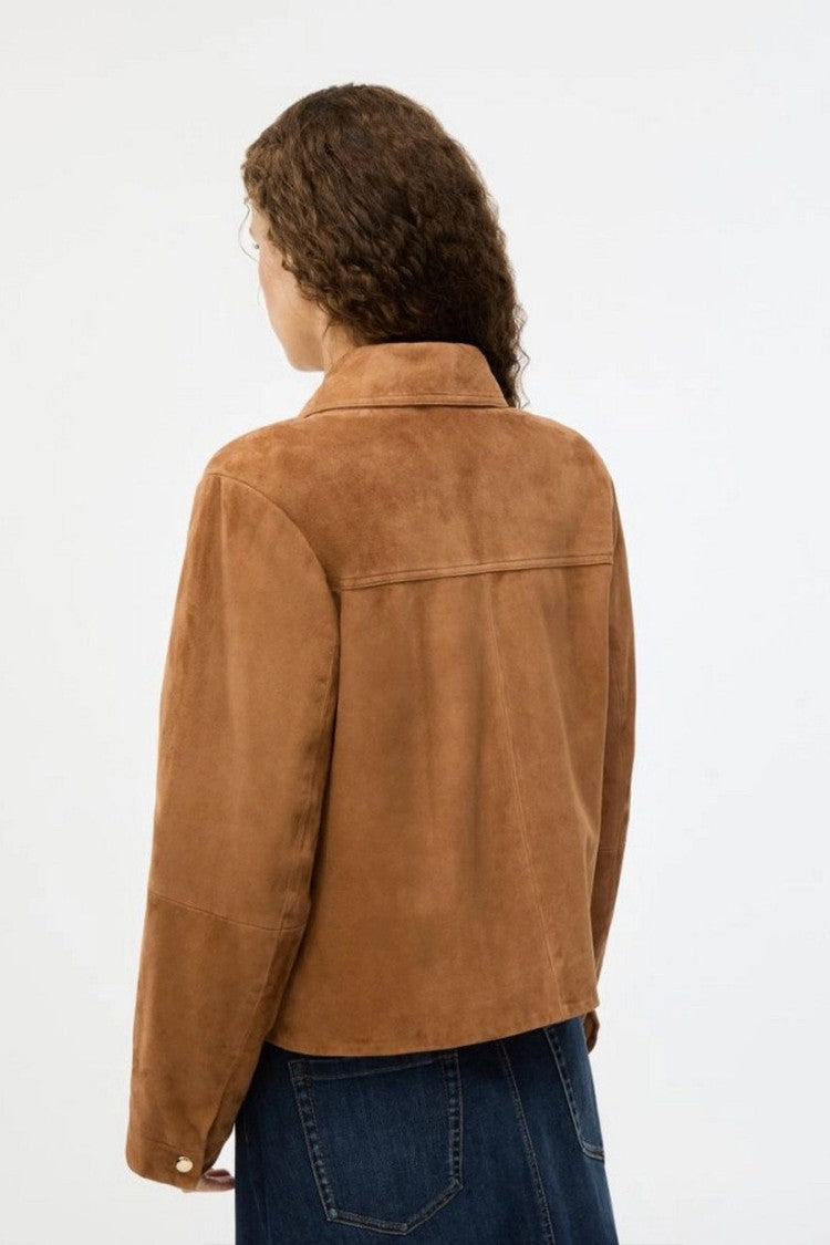 I Blues Beige Technical Nylon Zip-Up Jacket