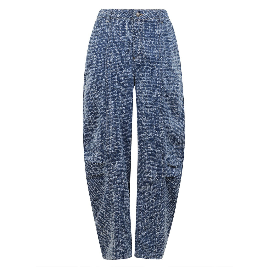 Rotate High-Waisted Balloon Jeans