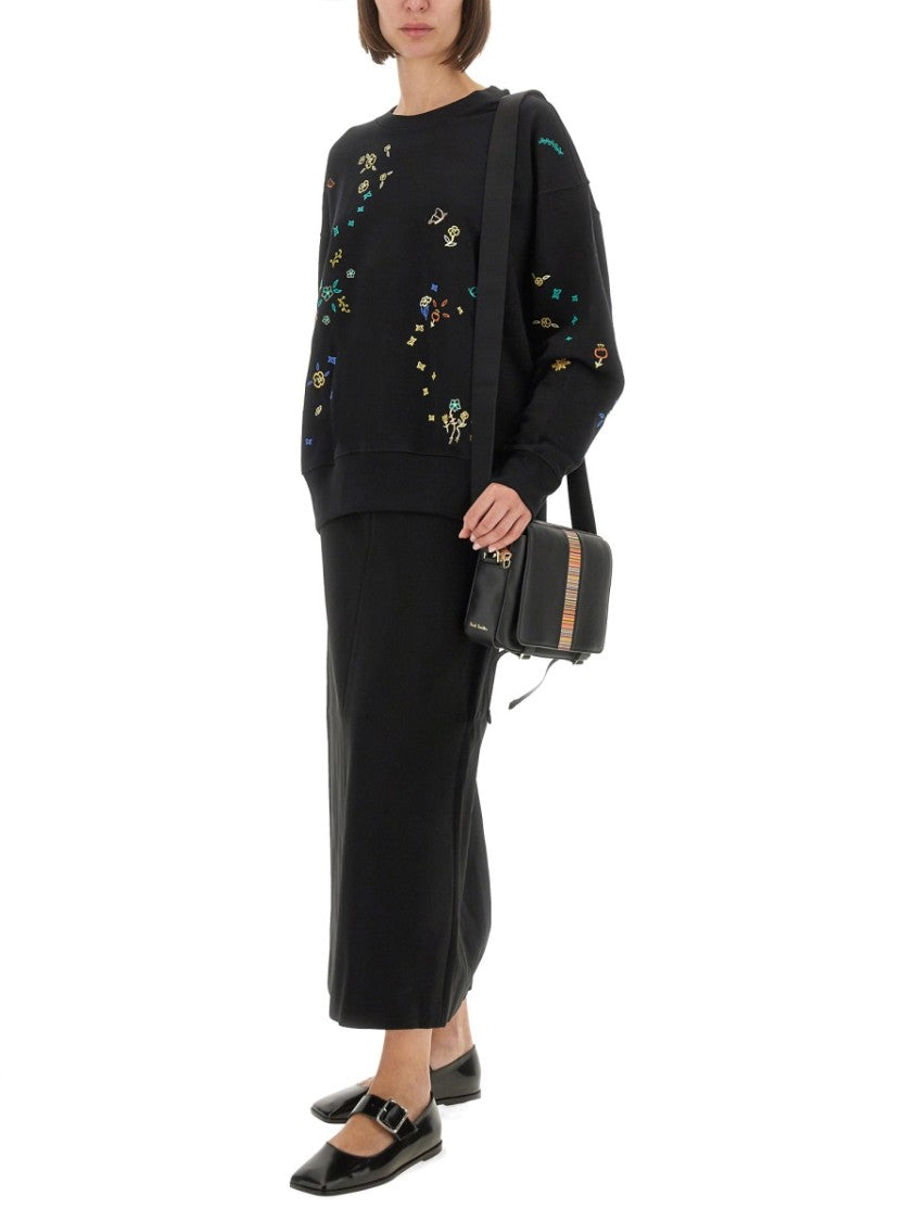 Ps Paul Smith "Floral" Embroidered Sweatshirt