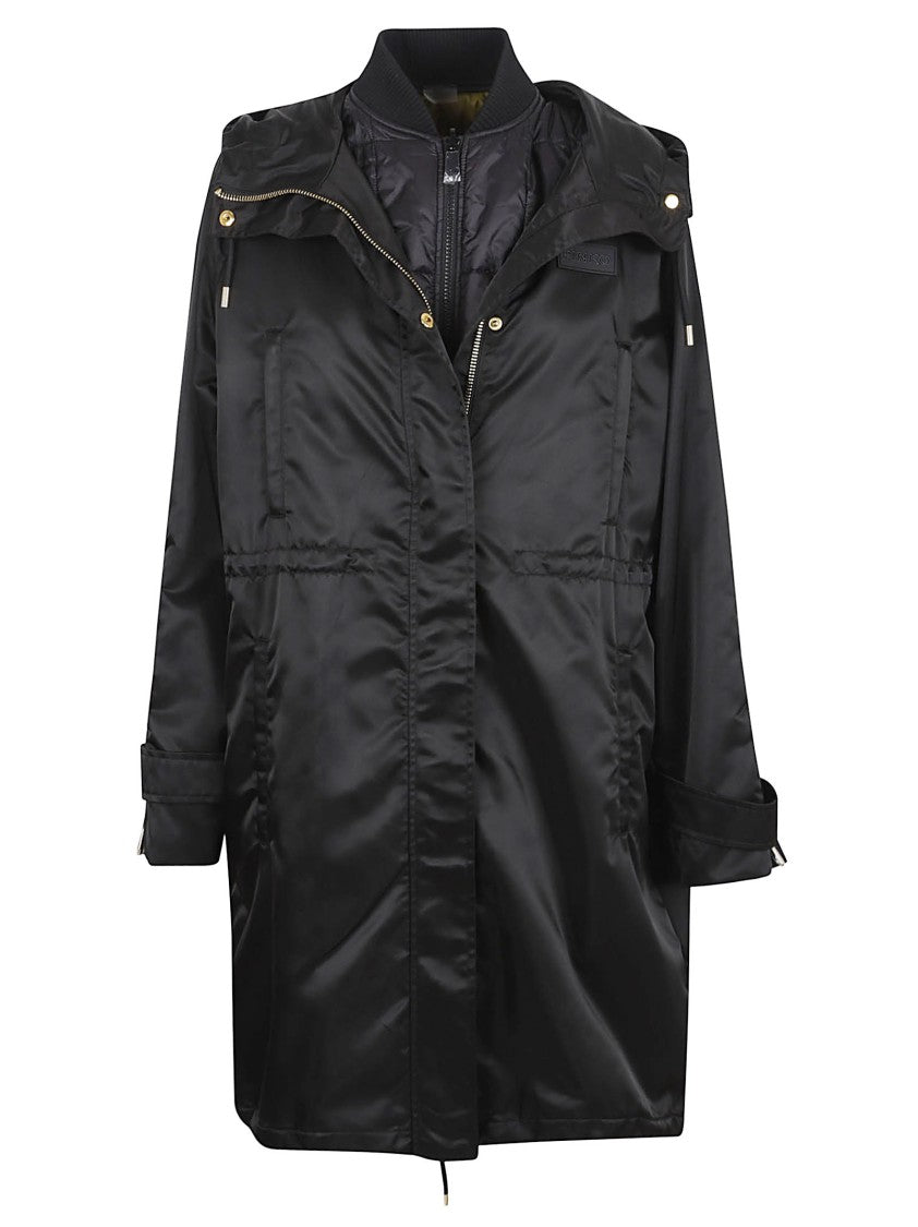 Pinko Tailored Black Jacket With Drawstring Hem
