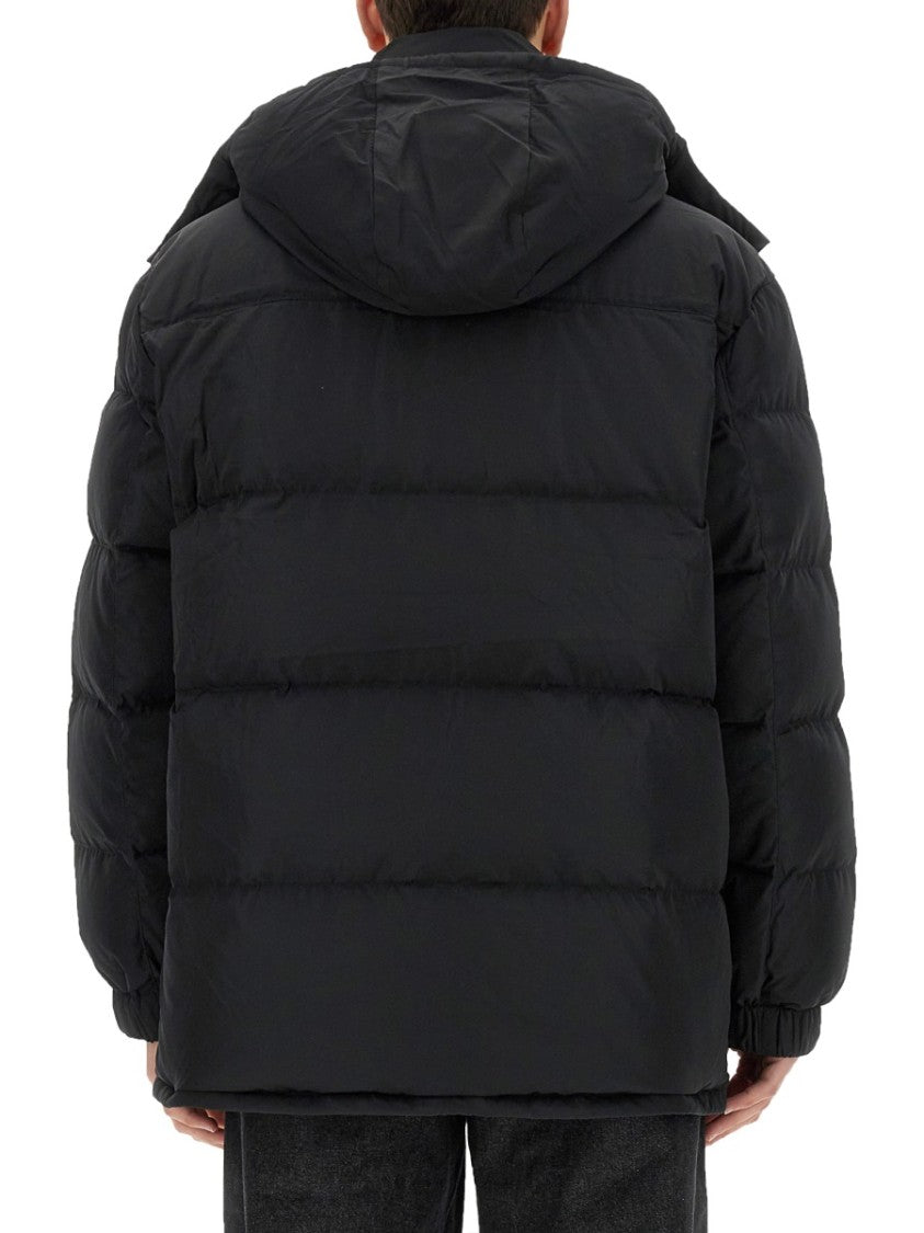 Maison Kitsuné Oversized Puffy Jacket With High Collar