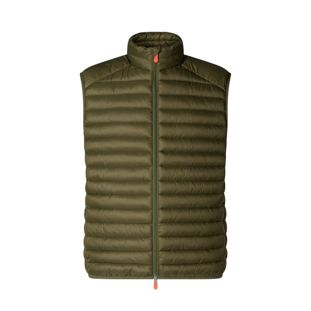 Save The Duck Quilted Vest With Stand-Up Collar