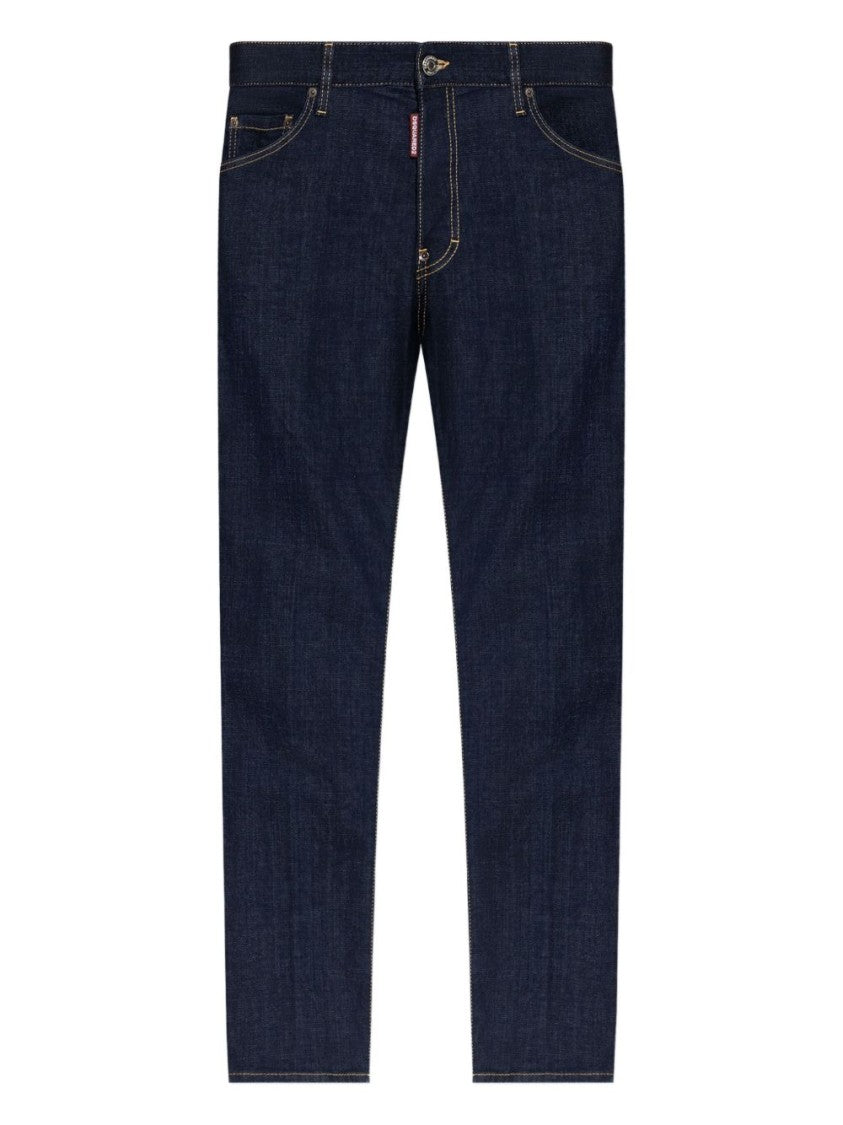 Dsquared2 Tailored Navy Blue Denim Jeans