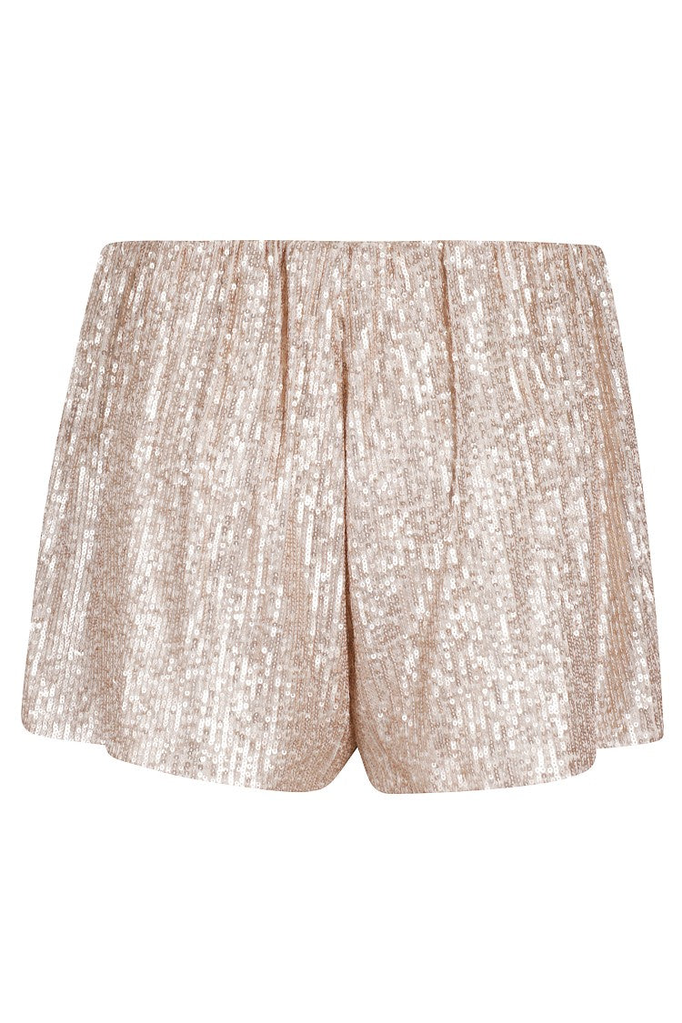 Norma Kamali Boyfriend Elephant Sweatshort - Rose Gold