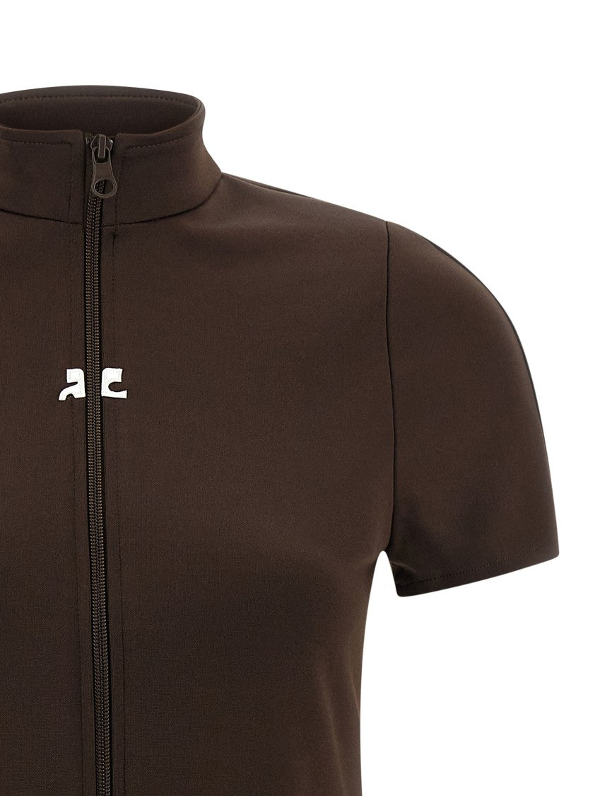 Courrèges 'Interlock Tracksuit Mini' Dress