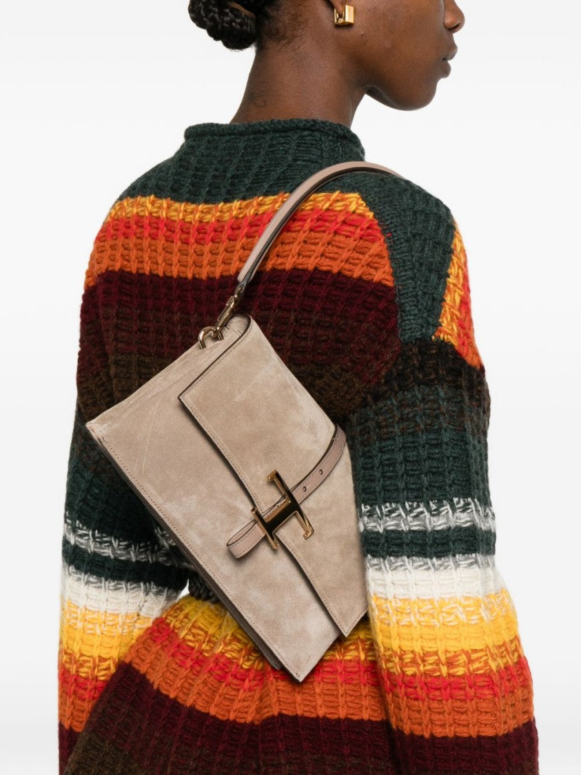 Tod's Structured Suede Bag