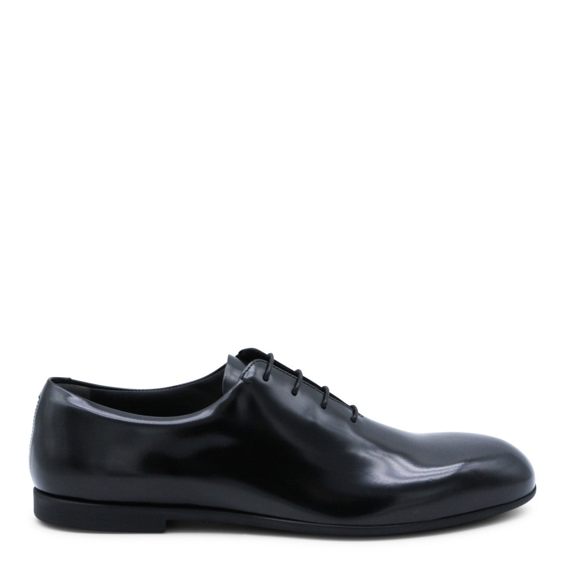 Jil Sander Minimalist Black Flat Shoes With Rounded Toe