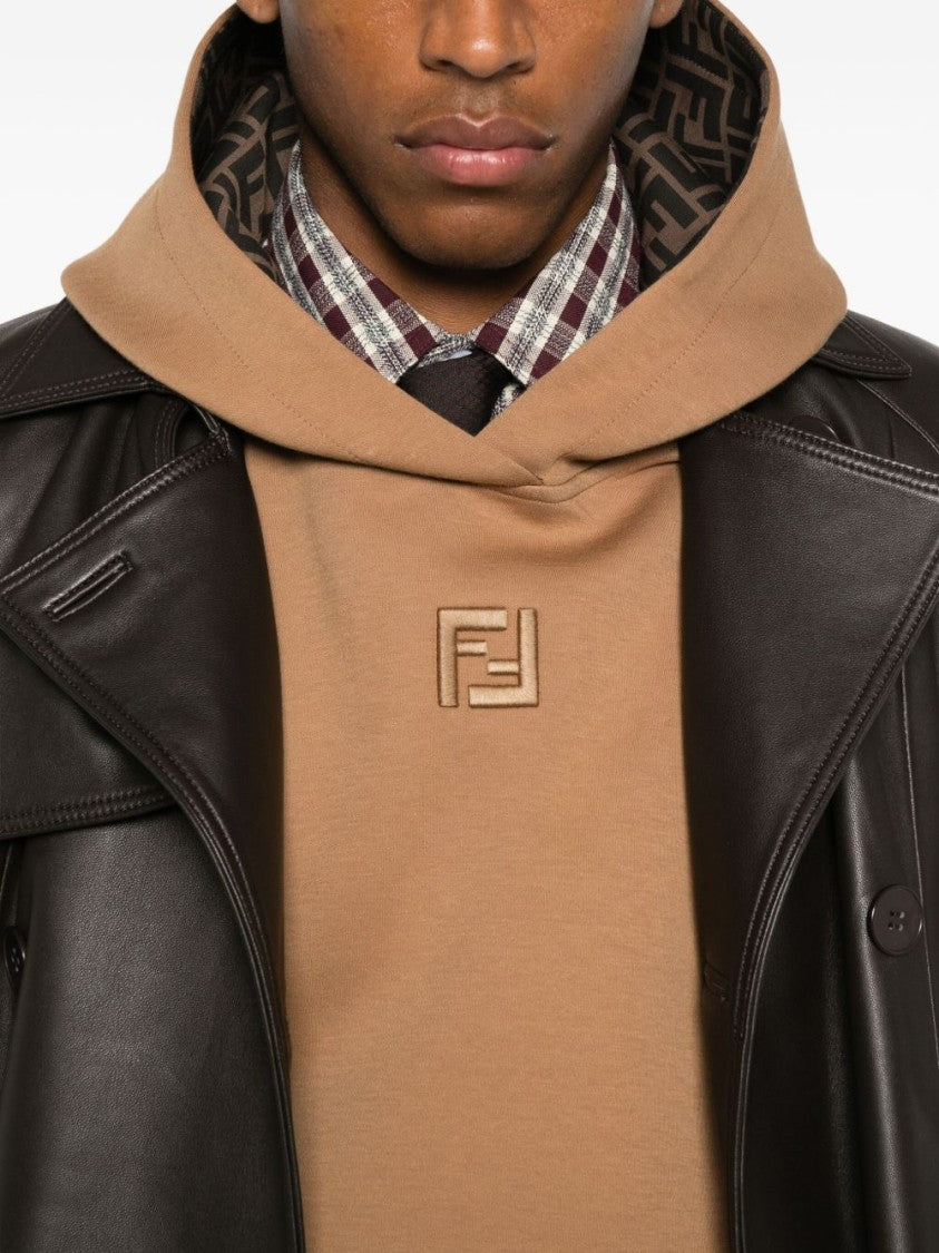 Fendi Hooded Sweatshirt With Pouch Pocket