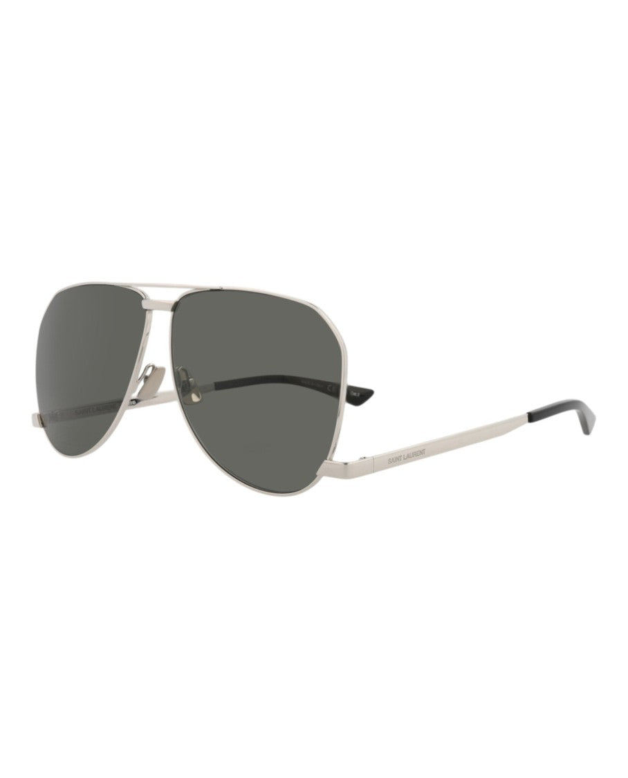 Saint Laurent Aviator-Frame Metal Sunglasses