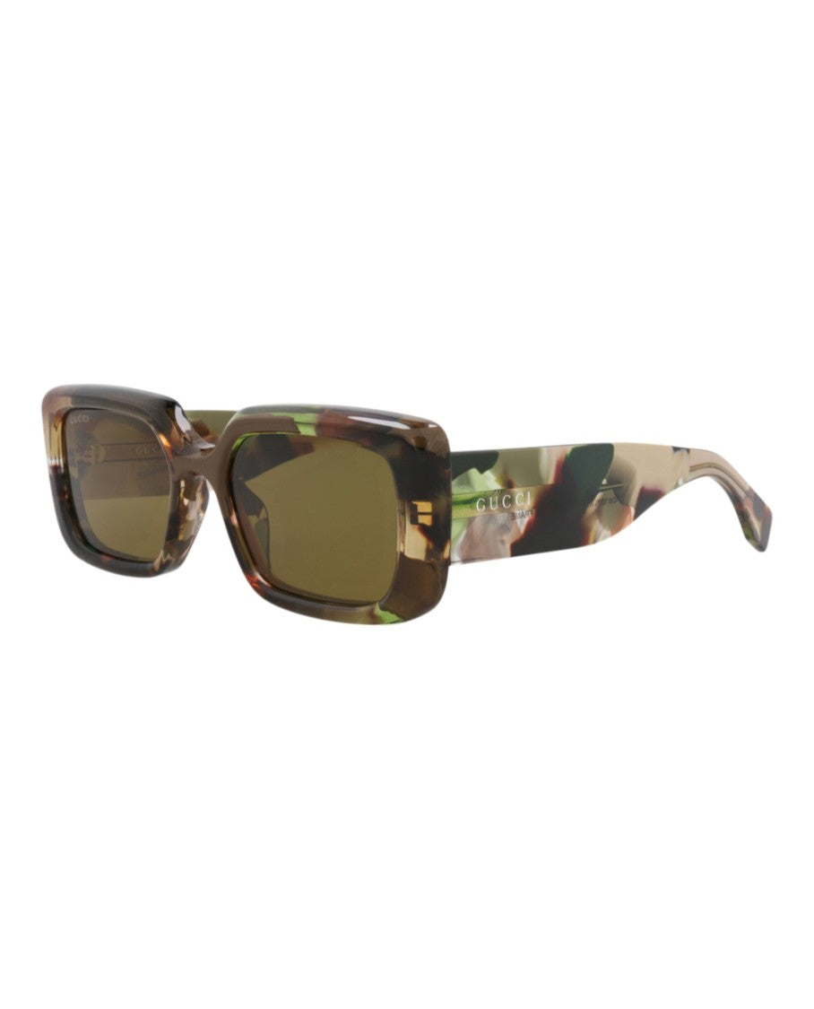 Gucci Square-Frame Recycled Acetate Sunglasses