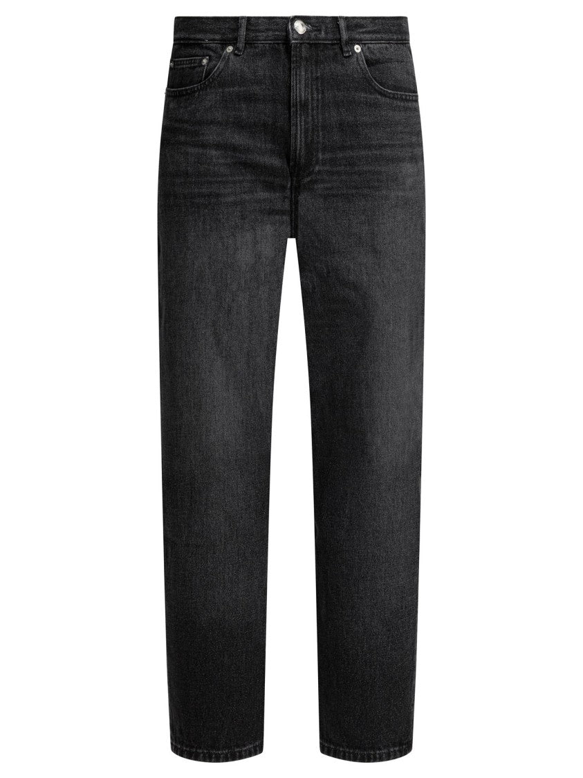 A.P.C. Stonewashed Denim Wide-Fit Martin Jeans