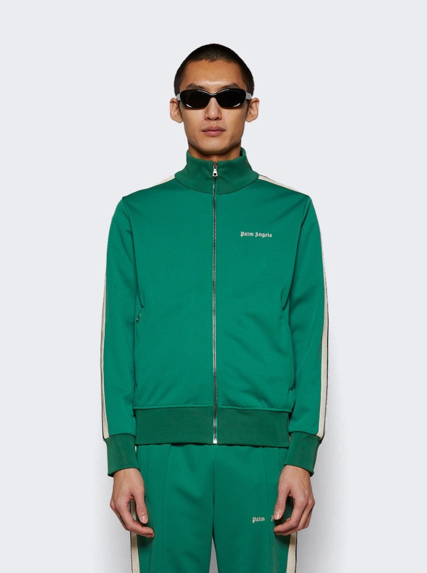 Palm Angels Classic Logo Track Jacket Forest Green
