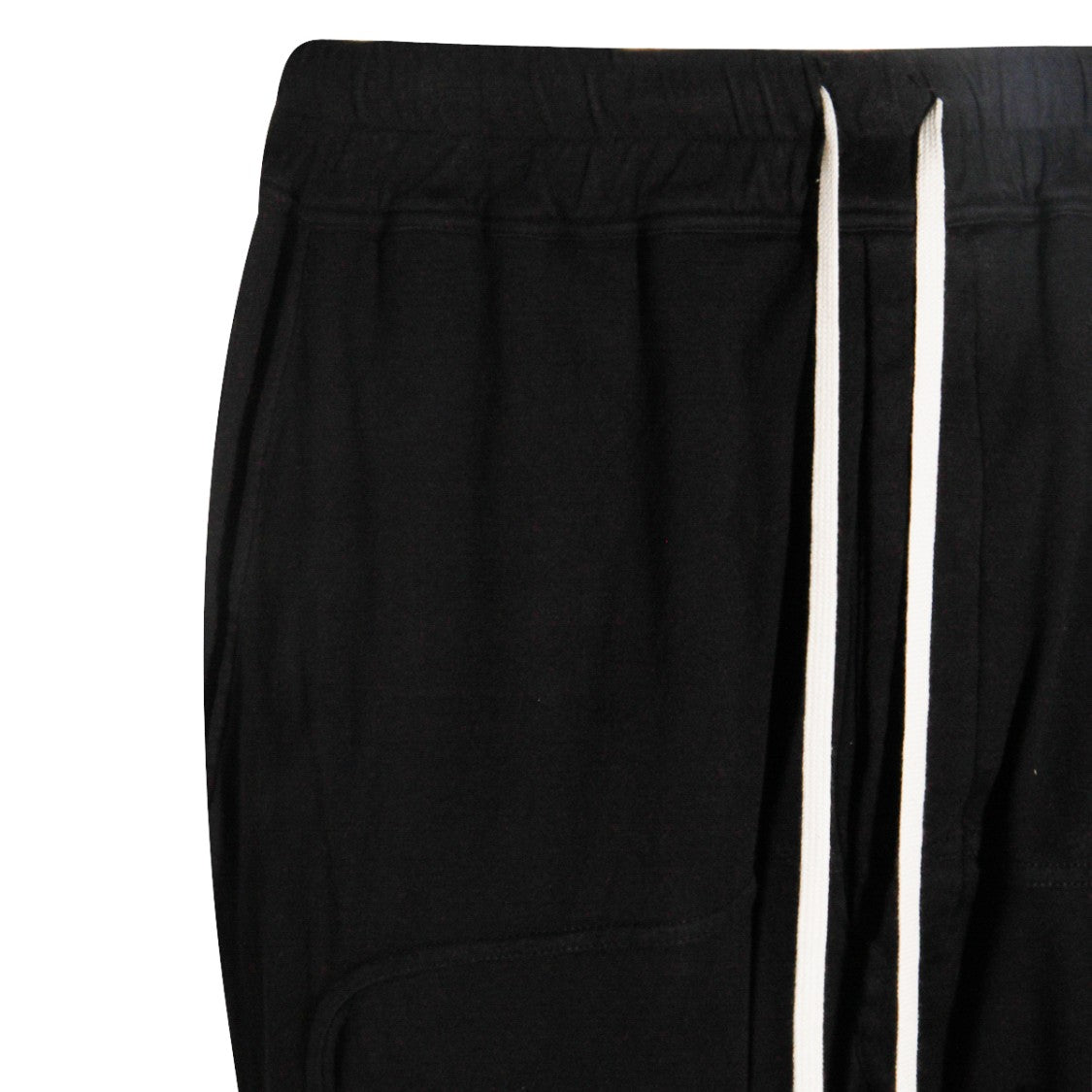 Drkshdw By Rick Owens Black Cotton Prisoner Pants