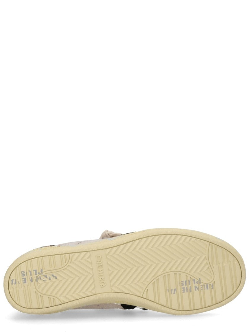 Premiata Bsktclad Calf Leather Sheepskin Sneakers
