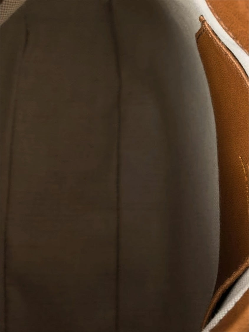 Miu Miu Structured Brown Sheepskin Leather Shoulder Bag