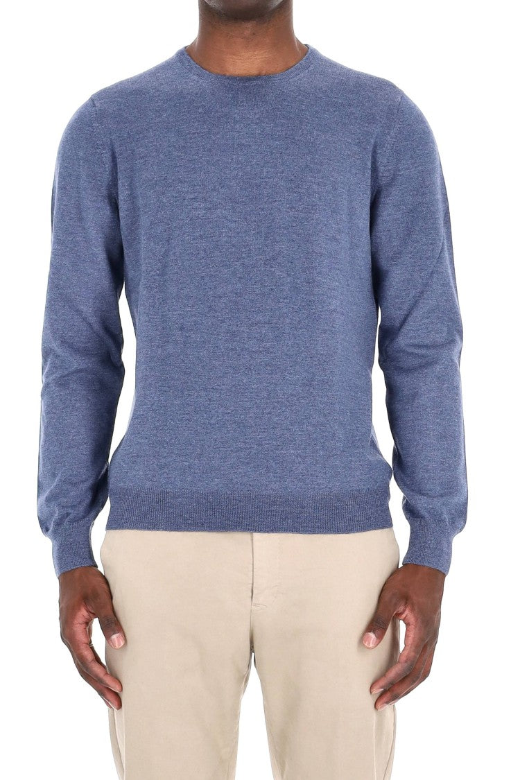 Barba Merino Wool Crewneck Sweater