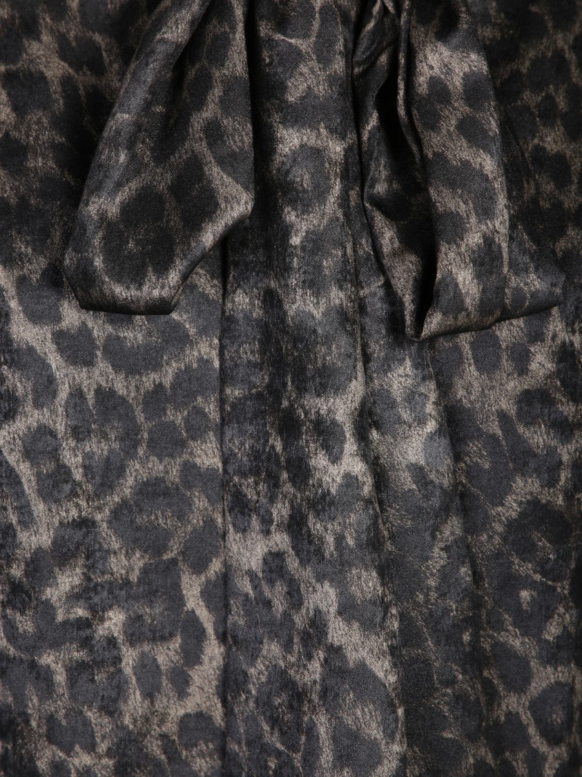 Blanca Vita Acorus Leopard-Print Mini Dress