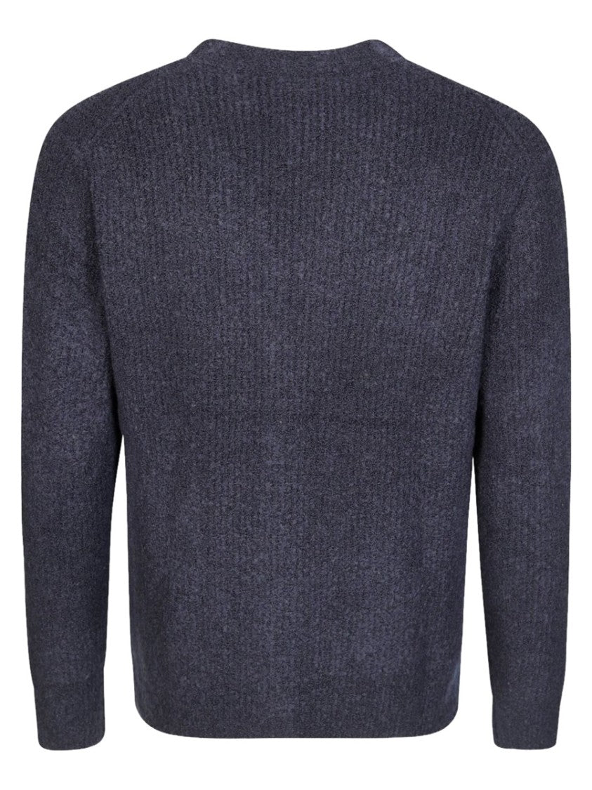 Paolo Pecora Milano Multicolor V-Neck Wool-Blend Cardigan
