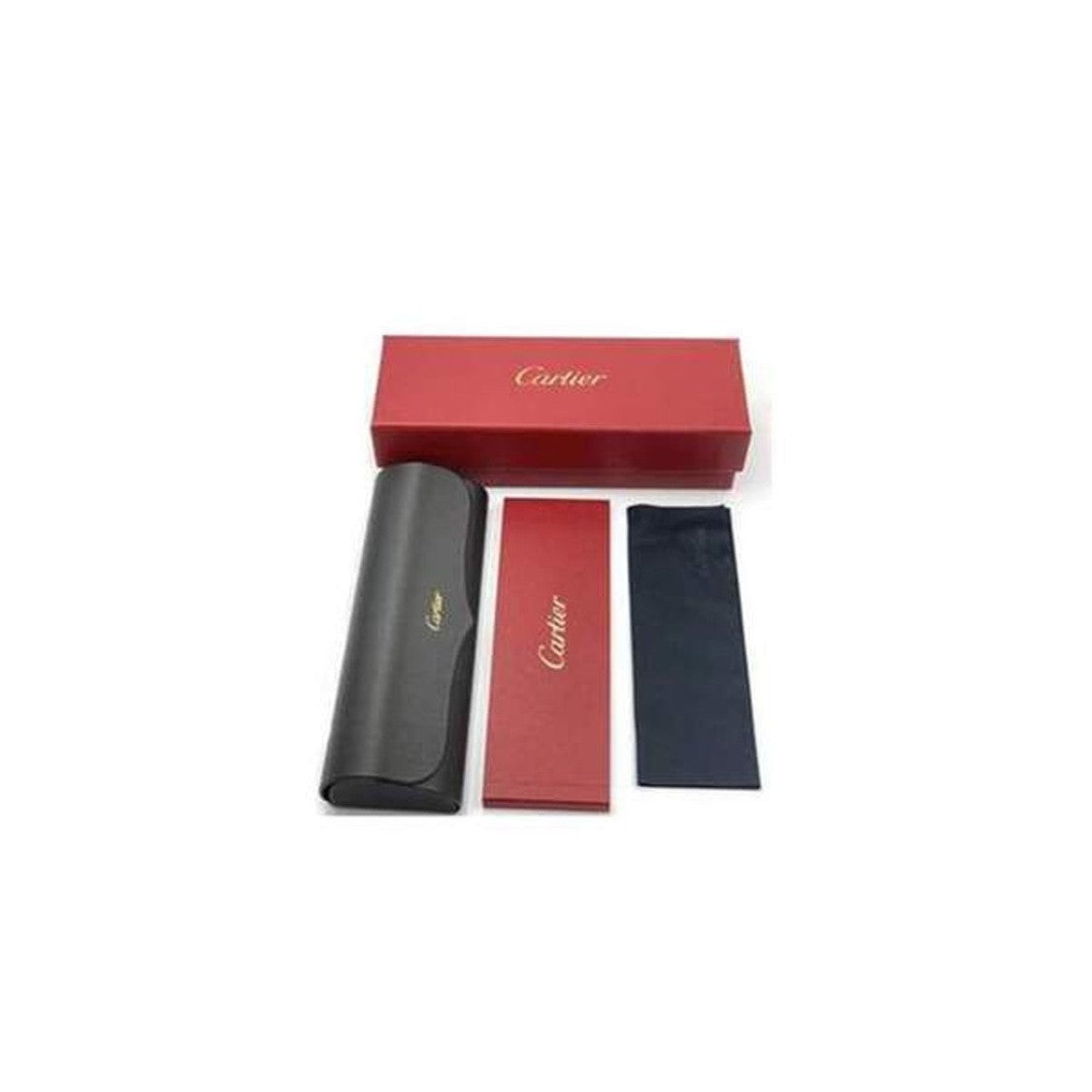 Cartier Gold Signature C De Cartier Geometric Rimless Sunglasses