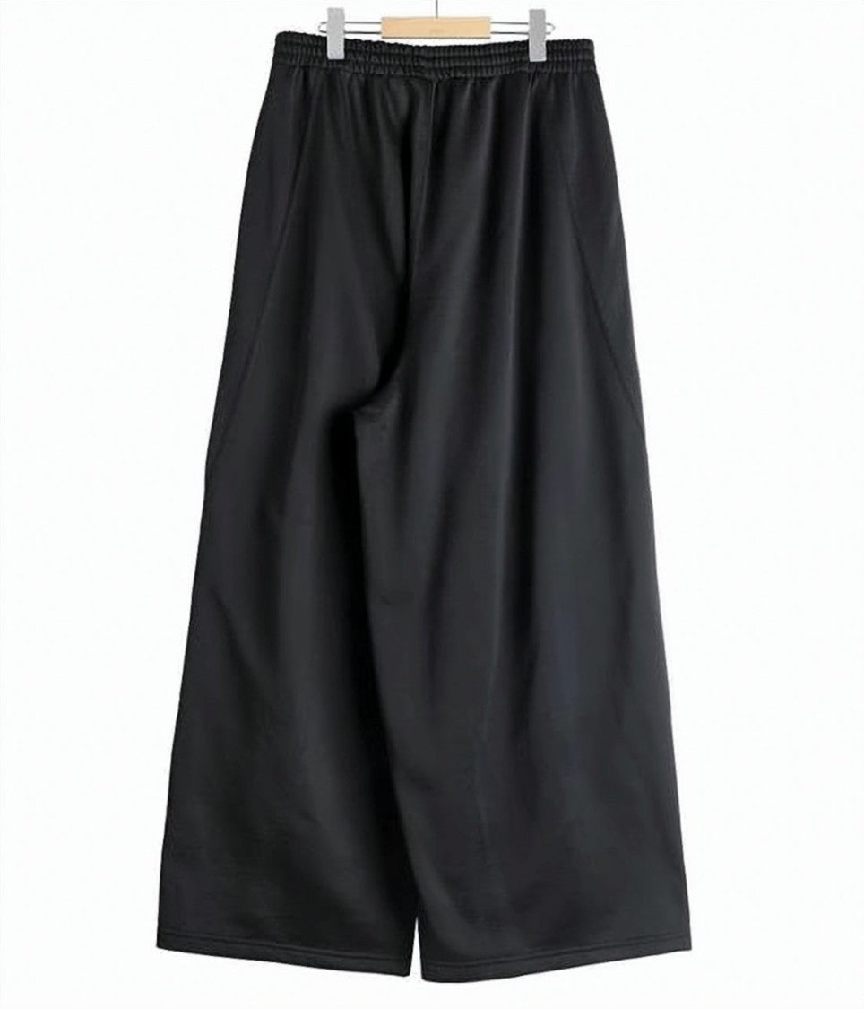 Needles Wide-Leg Black Pants With Drawstring Waist