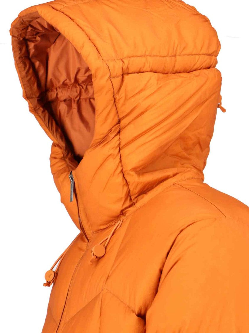 K-Way Classic Orange Casual Jacket With High Collar