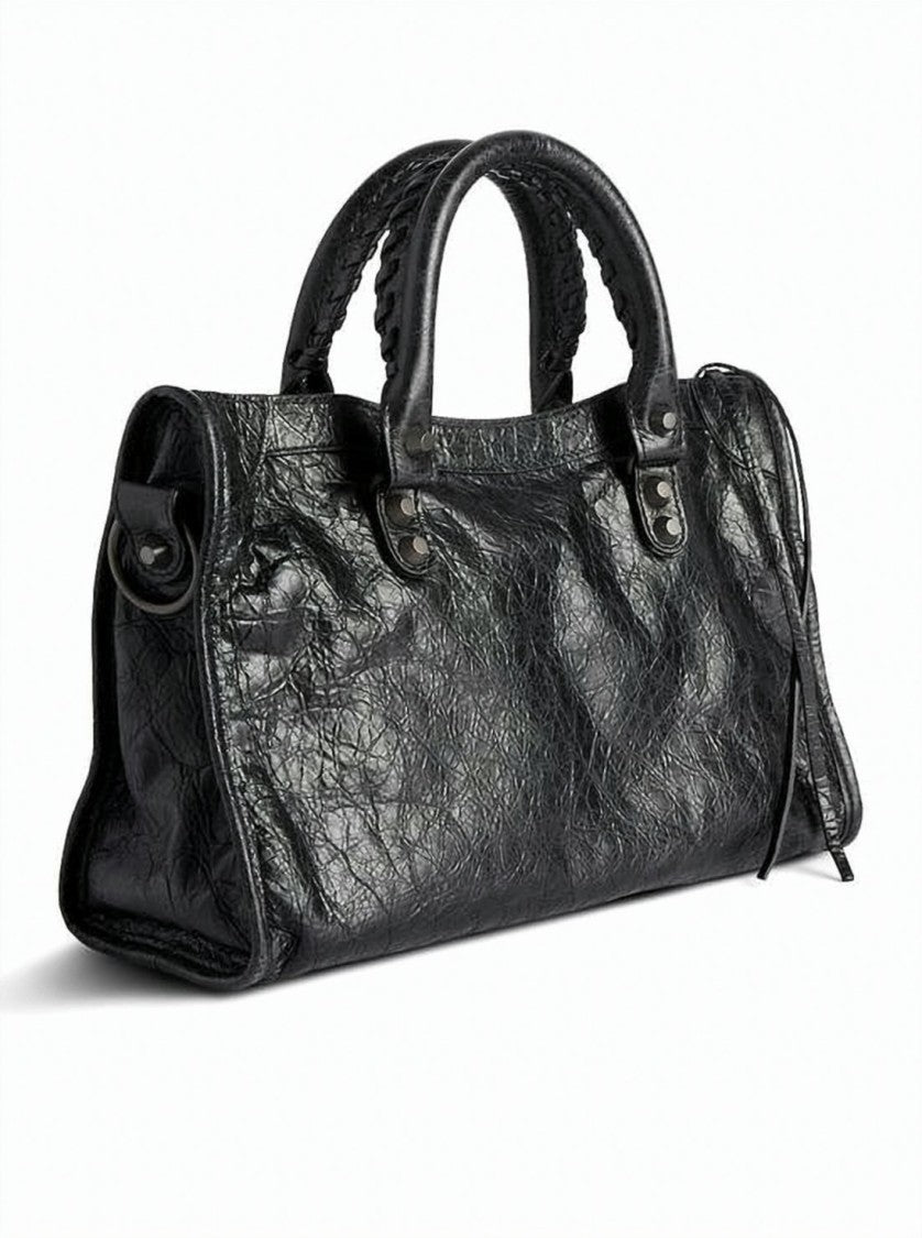 Balenciaga Volcanic Rock Le City Small Lambskin Bag
