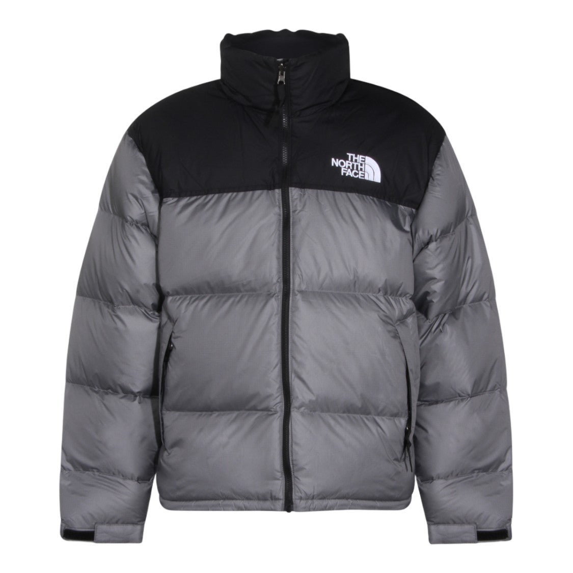 The North Face High Collar Puffer Coat With Two-Tone Design