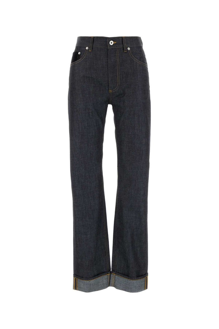 Bottega Veneta Classic High-Waisted Straight-Leg Denim Jeans