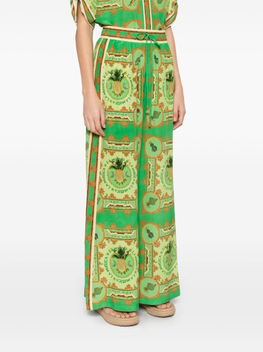 Alemais Grass Green La Musica Trousers