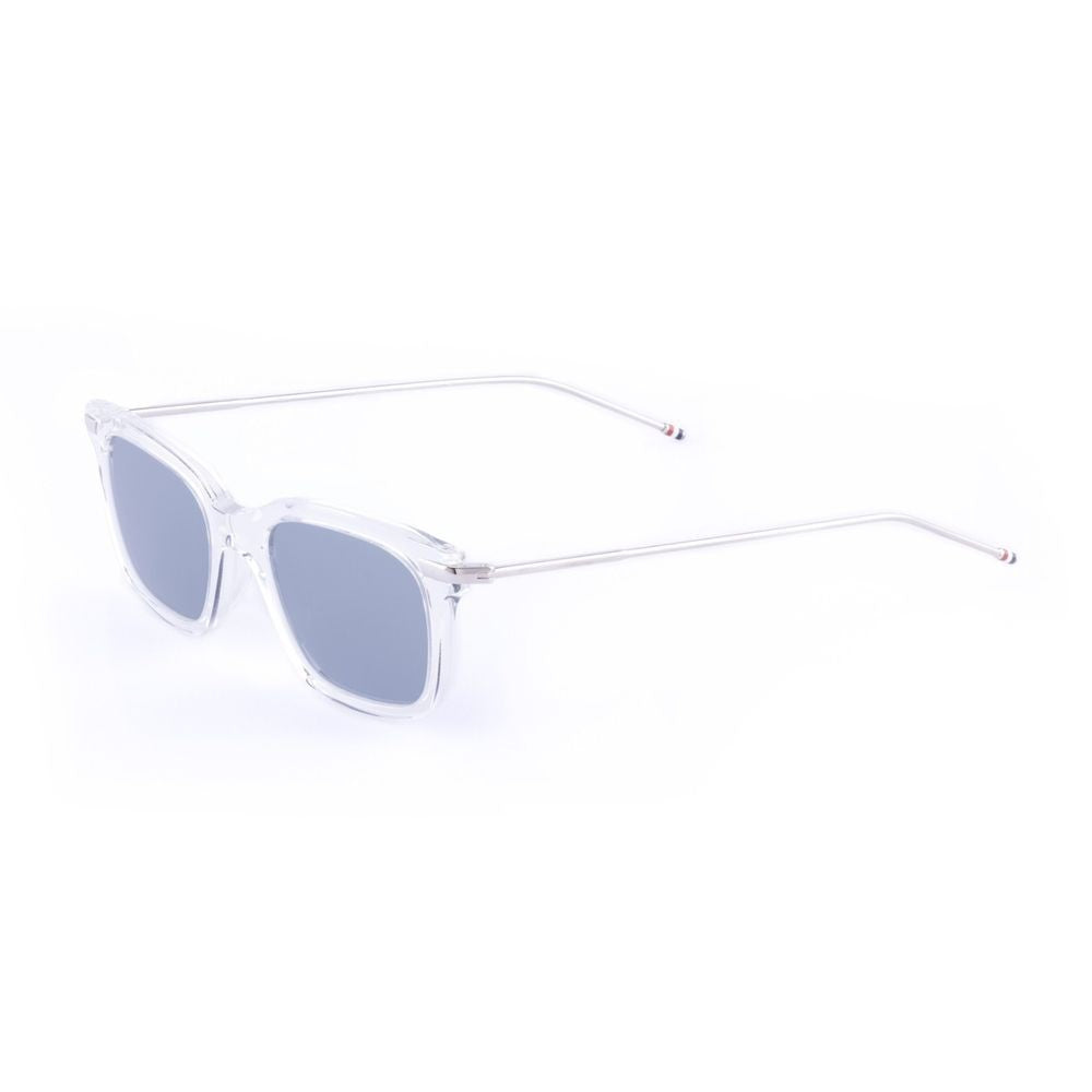 Thom Browne Softly Rectangular Crystal Acetate Sunglasses With Silver-Tone Temples Ues701a - G0003