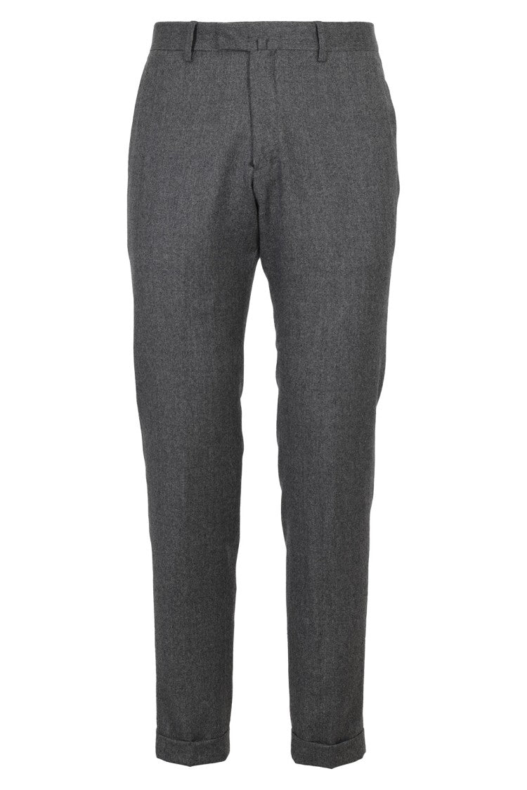 Briglia Lana Medium Grey Wool Trousers