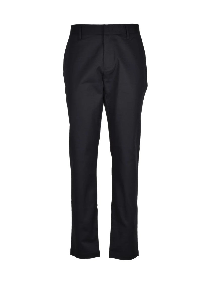 Emporio Armani Black Stretch Cotton Pants