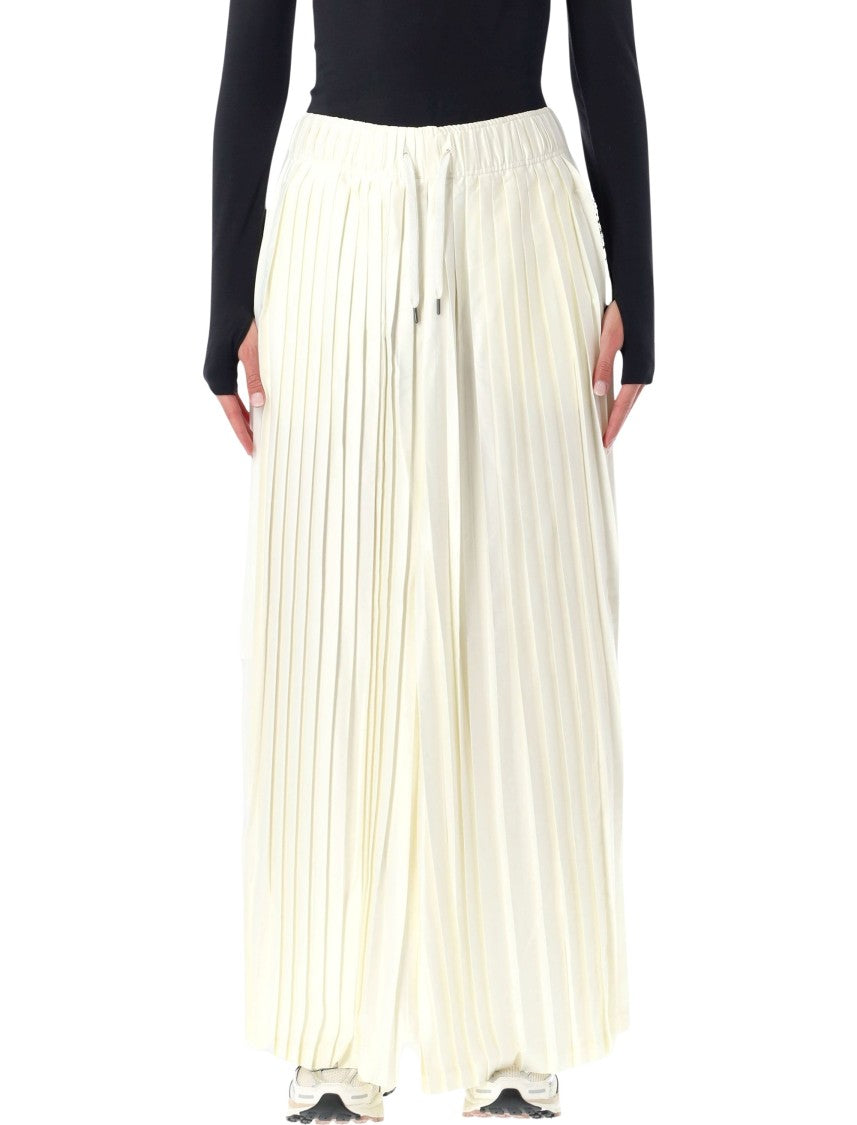 Nike Tailored Neutral Pleated Pants With Structured Silhouette