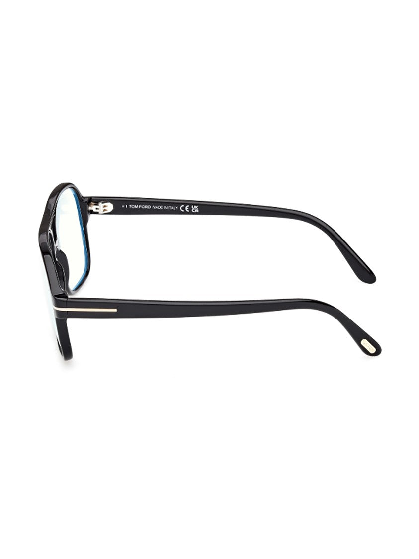 Tom Ford Rectangular Optical Frames With Metallic Detail