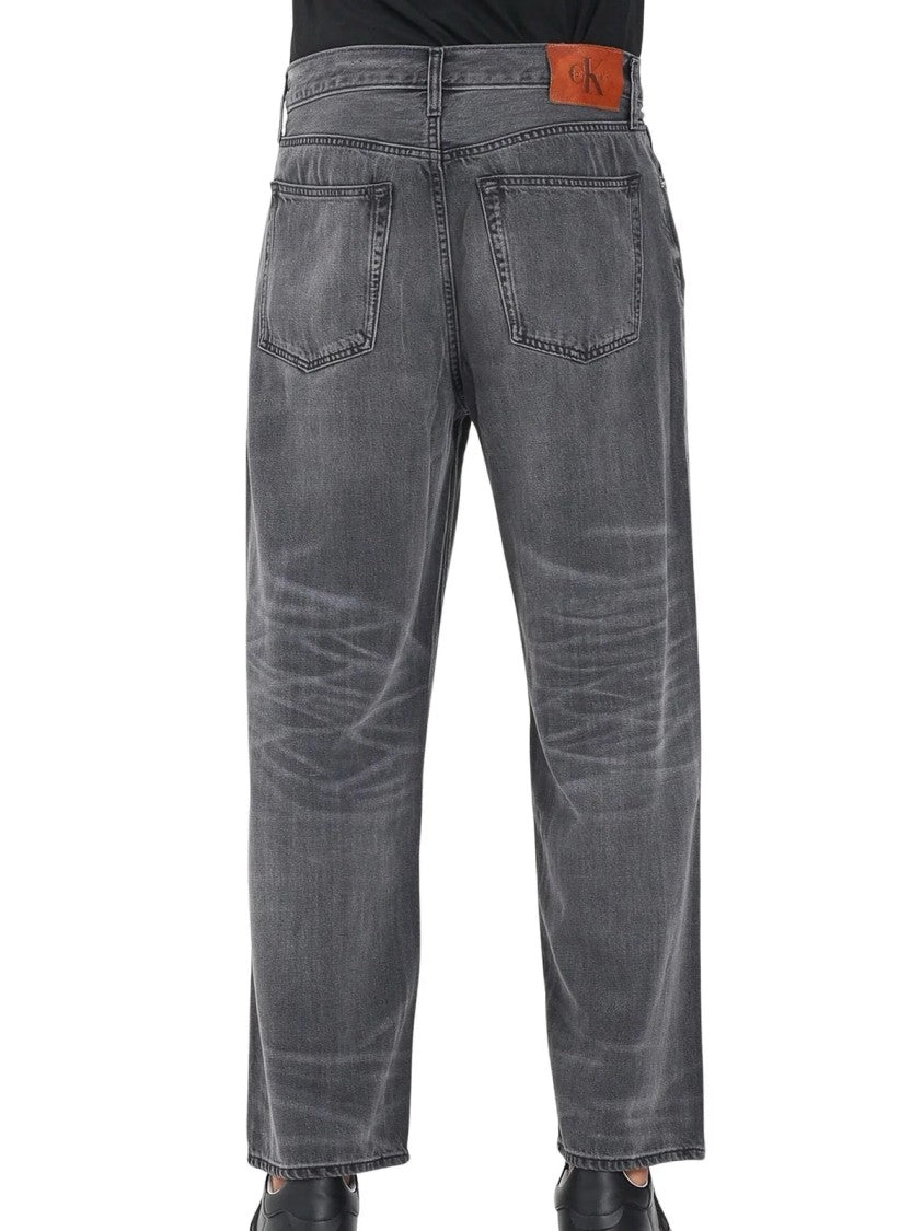 Calvin Klein Jeans Black Lyocell-Blend Baggy Jeans