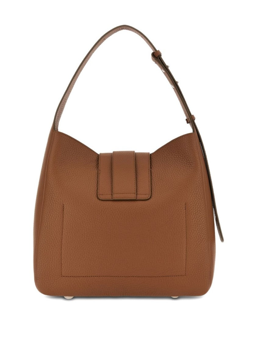 Hogan Textured Calfskin Leather Handbag